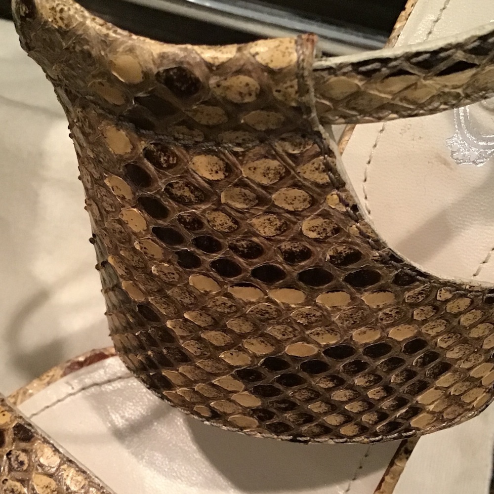 Tod’s Python Platform Sandals Us 9 - image 2